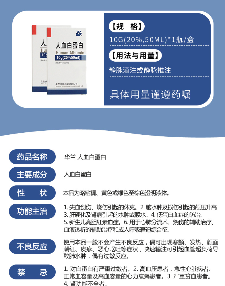 人血白蛋白