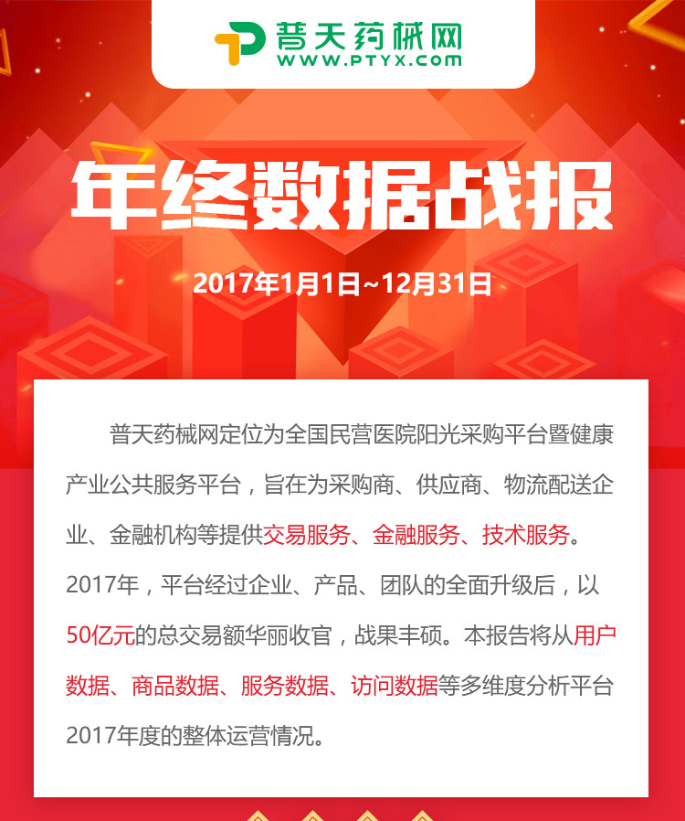 2017年终数据战报_普天药械网