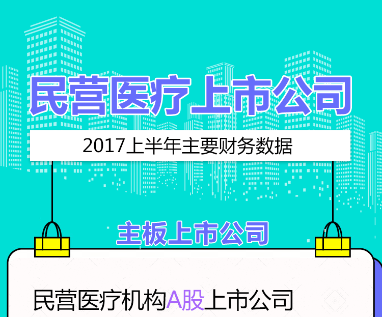 民营医疗上市公司2017上半年数据_01-1505530878074.民营医疗上市公司2017上半年主要财务数据