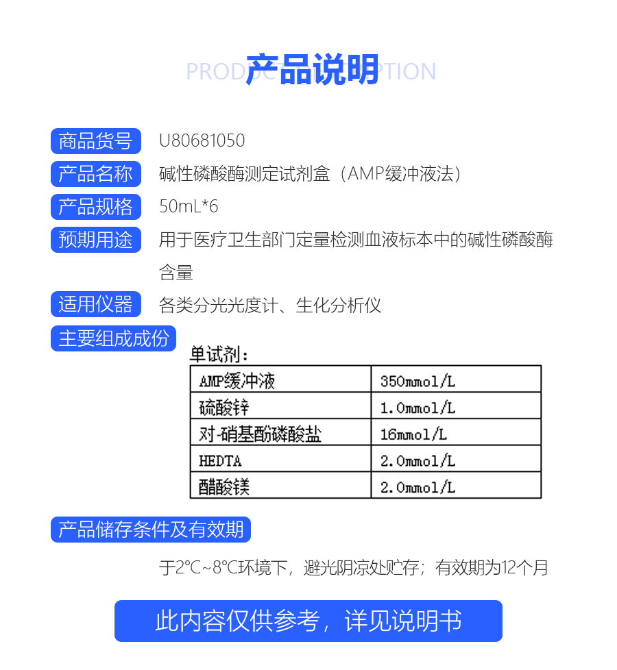 碱性磷酸酶测定试剂盒（AMP缓冲液法）8030（桂林优利特）-1542611219324.jpg