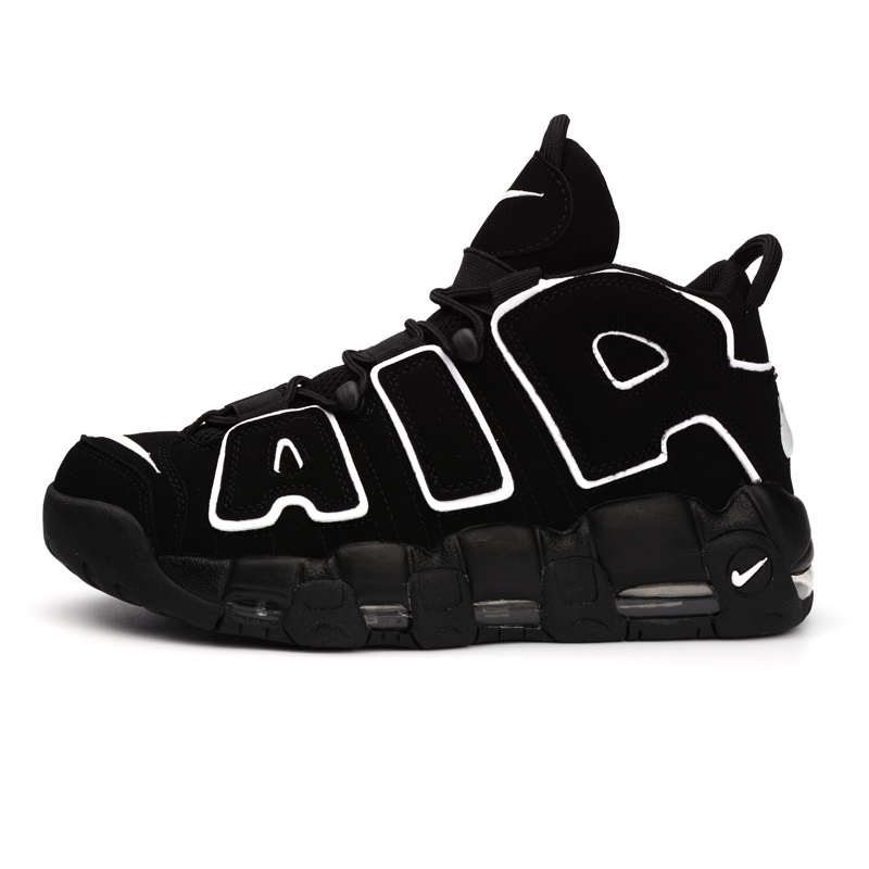 Nike Air More Uptempo 耐克皮蓬黑白色 女子篮球鞋 415082-002