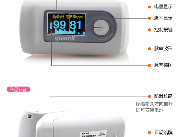 指夹式脉搏血氧仪