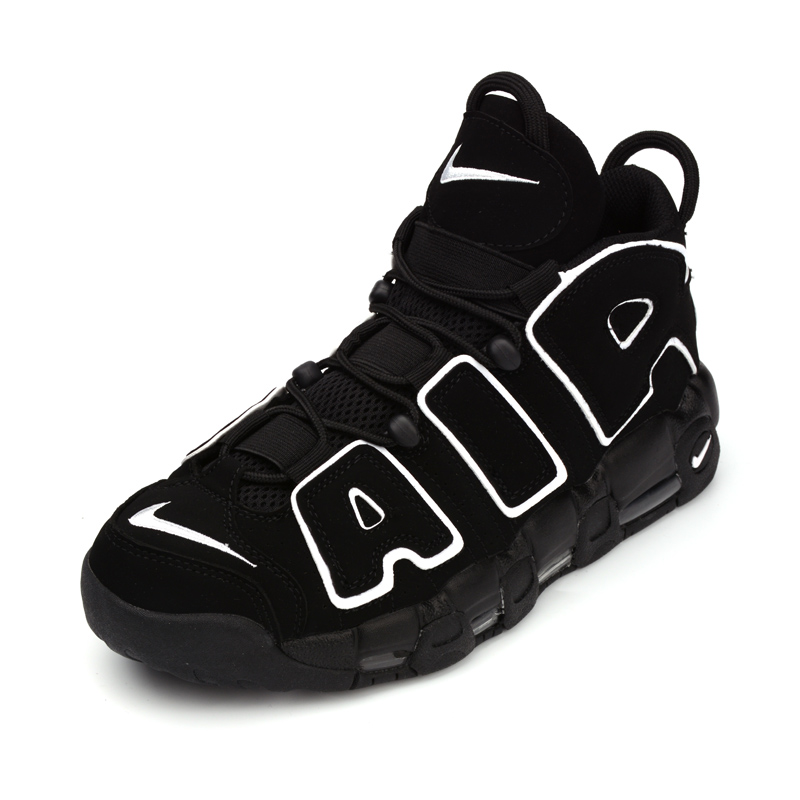 Nike Air More Uptempo 耐克皮蓬黑白色 女子篮球鞋 415082-002