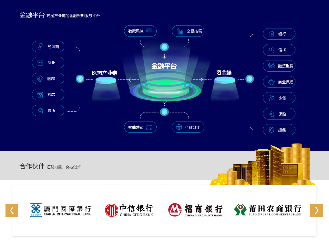 药械网专注药械供应链金融账期整体解决方案