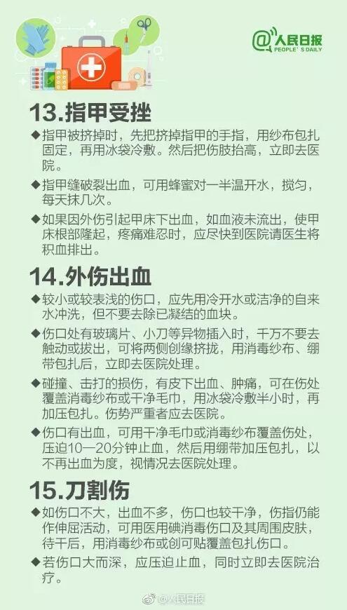 30个生活中的急救常识，关键时刻能救命 | 医学科普