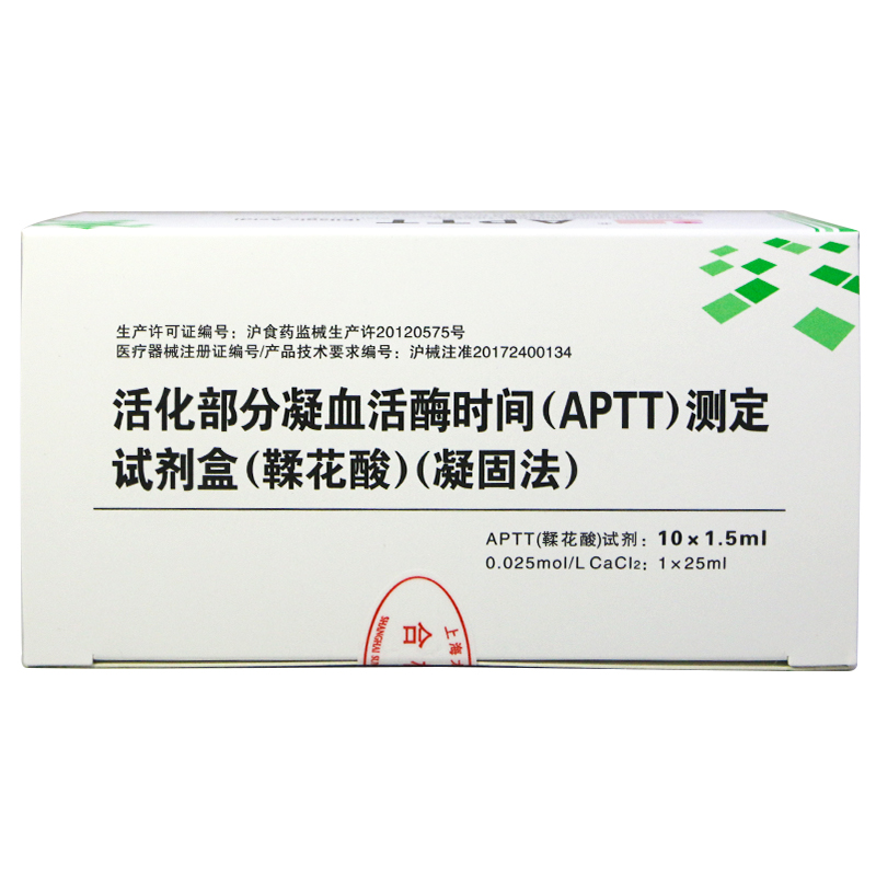 活化部分凝血活酶时间(aptt)测定试剂盒(鞣花酸)(凝固法）