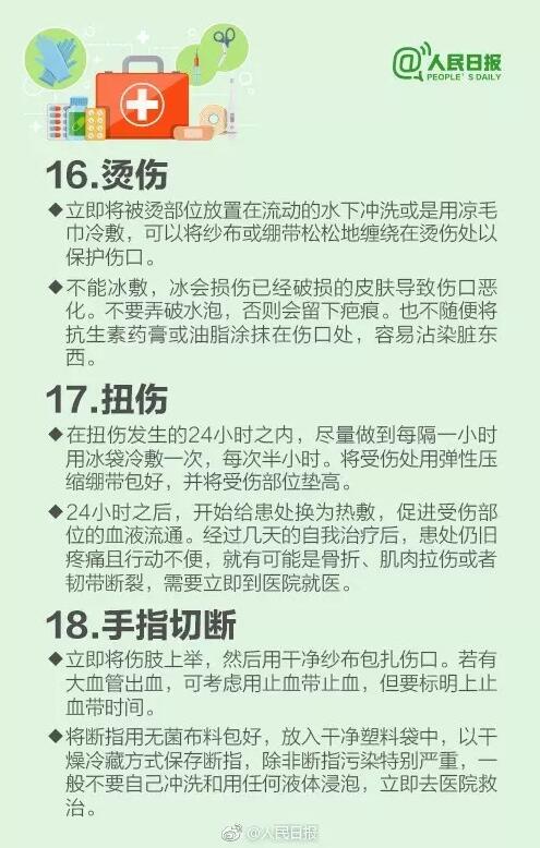 30个生活中的急救常识，关键时刻能救命 | 医学科普