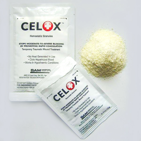 壳聚糖颗粒型止血材料(商品名：Celox)