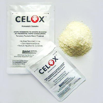 壳聚糖颗粒型止血材料(商品名：Celox)