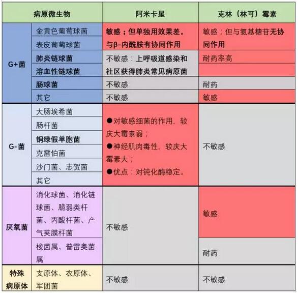 致命搭档：阿米卡星+克林（林可）霉素