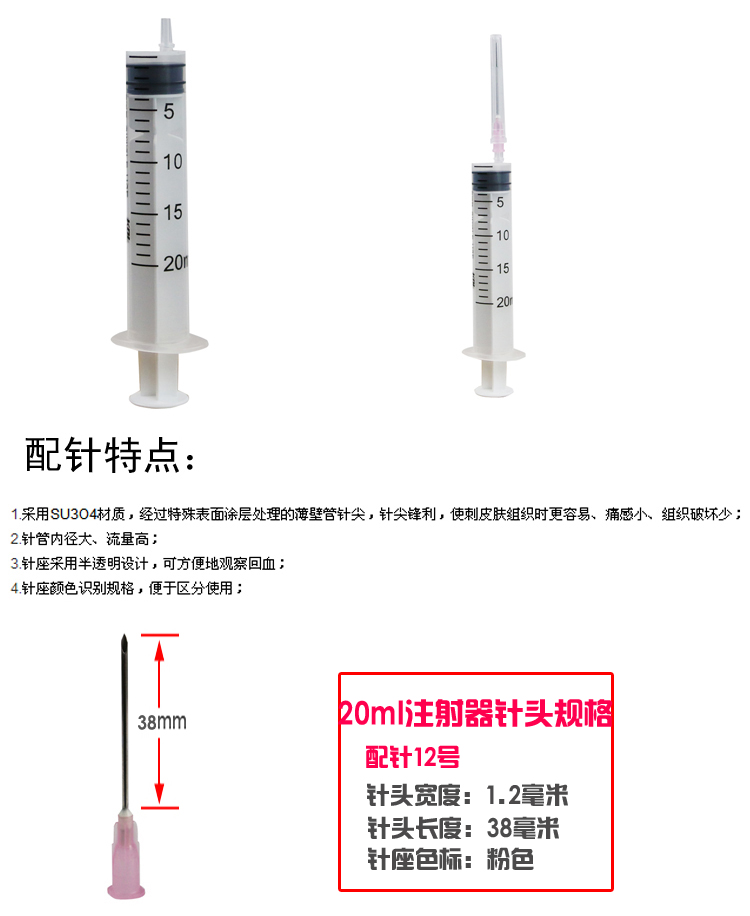 一次性使用无菌注射器