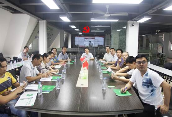 秀屿区委组织部陈涛部长莅临普天药械网指导党建工作