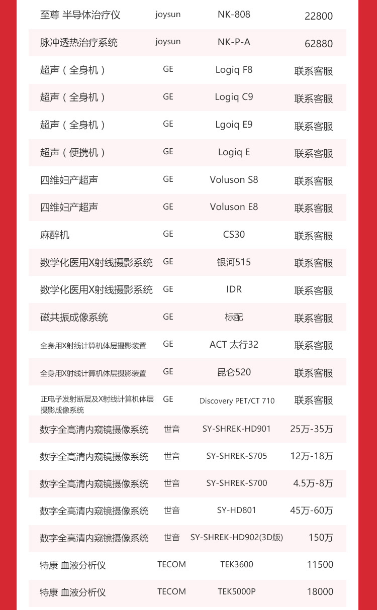 11.11全国民营医院采购狂欢节 亿豪医疗设备采购专场